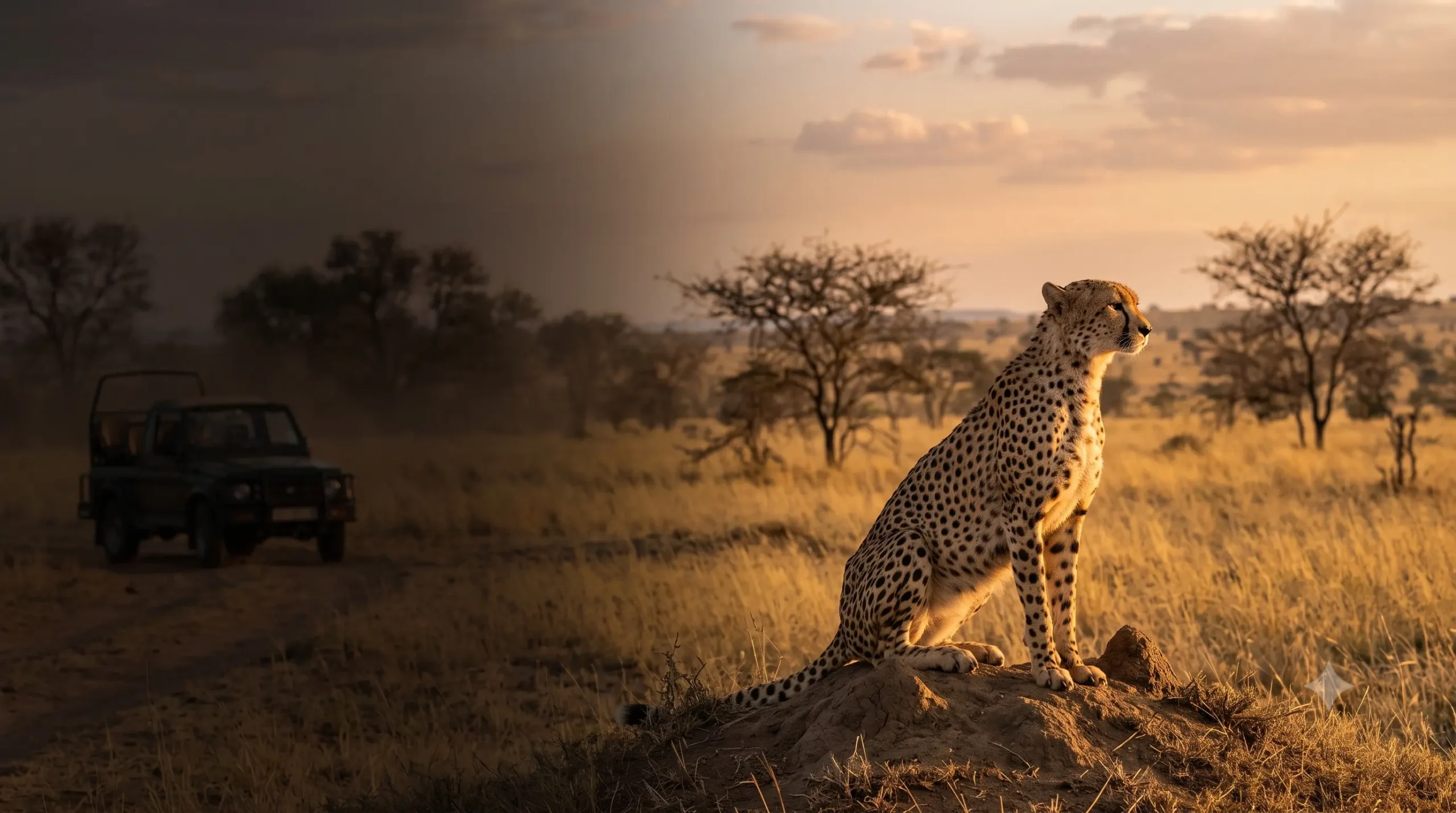 Kuno National Park Cheetah safari packAGE background