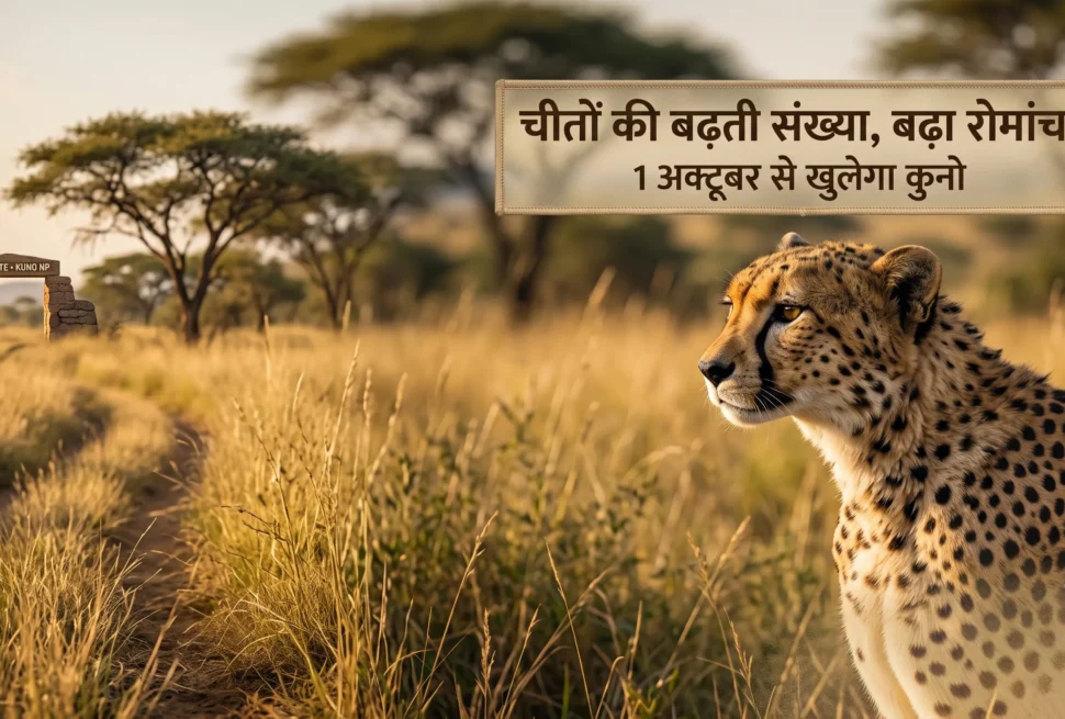 Kuno National Park reopens on 1st October with Explore Kuno cheetah safari